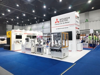 รับทำบูธ รับผลิตบูธ Mitsubishi Automation Expo