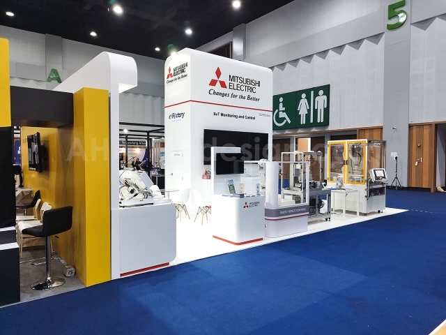 รับทำบูธ รับผลิตบูธ Mitsubishi Automation Expo