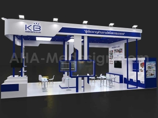 งานแบบบูธ Metalex KB รับออกแบบบูธ รับทำบูธ รับผลิตบูธแสดงสินค้า booth exhibition METALEX