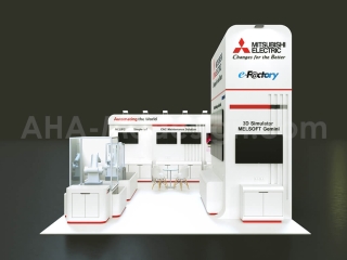 รับออกแบบบูธ Mitsubishi Automation Expo