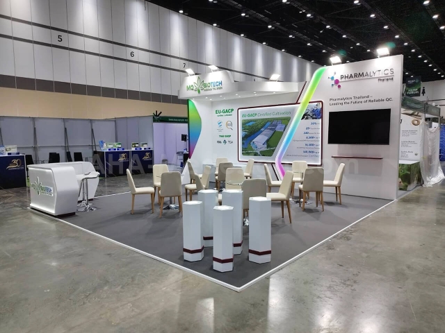 รับออกแบบบูธ รับสร้างบูธ booth exhibition บูธแสดงสินค้า ASIA Int.
