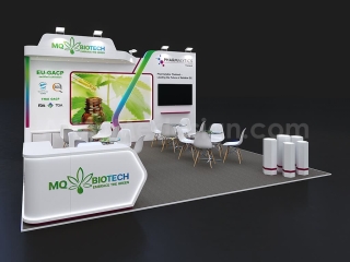 งานแบบบูธ MQ รับทำบูธ ออกแบบบูธ รับผลิตบูธแสดงสินค้า booth exhibition Enlt Asia