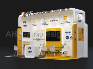 งานแบบบูธ AEW รับออกแบบบูธ รับทำบูธ รับผลิตบูธแสดงสินค้า booth exhibition ENLIT ASIA