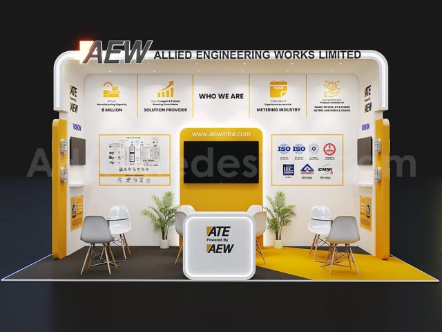 รับออกแบบบูธ รับสร้างบูธ booth exhibition บูธแสดงสินค้า ENLIT ASIA