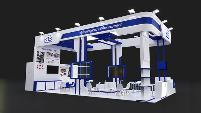 รับออกแบบบูธ รับทำบูธ รับผลิตบูธ รับติดตั้งบูธ Booth