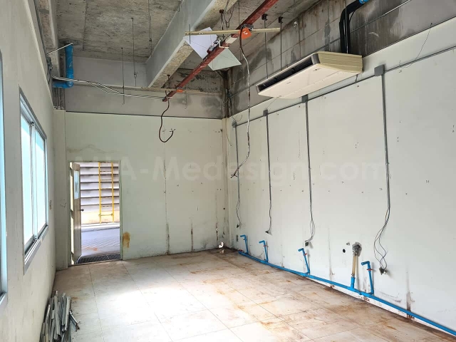 หน้างานก่อนตกแต่ง บริการออกแบบตกแต่งภายใน รับออกแบบตกแต่งร้านค้า ตกแต่งออฟฟิศ Shop Office Interior