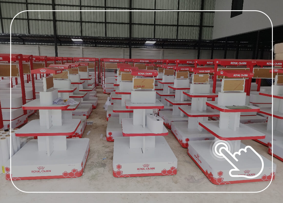 รับจัดทำบูธ บริการออกแบบบูธ ผลิตโครงสร้างบูธ งานแสดงสินค้า