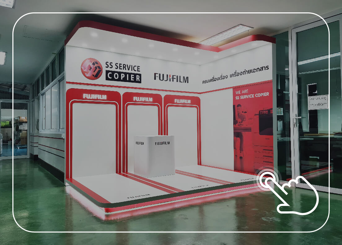 รับจัดทำบูธ บริการออกแบบบูธ ผลิตโครงสร้างบูธ งานแสดงสินค้า