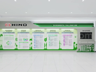งานแบบ Hino บริการ รับทำแบคดรอป รับติดตั้งแบคดรอป Backdrop